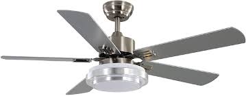 Check spelling or type a new query. Amazon Com Warmiplanet Ceiling Fan With Lights Remote Control 52 Inch Brushed Nickel 5 Blades Kitchen Dining