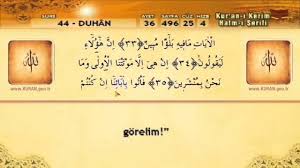 Duhan suresi,duhan suresi ve fazileti,duhan suresi türkçe okunuşu,duhan suresi arapça,duhan suresi(nihat hati̇poğlu),cuma gecesi okunan duhan suresi; 44 Sure Duhan Suresi Youtube