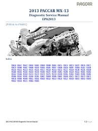 Engine u2013 external morgan 4 parts. Paccar Mx 13 Epa2013 Diagnostic Manual P0016 To P060c Wk 11 2015 Troubleshooting Electrical Connector