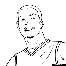 Hellokids members love this kobe bryant coloring page. Basketball Online Coloring Pages Thecolor Com