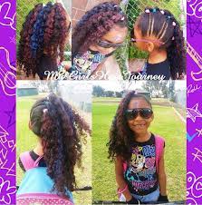 Rocking Curly Ponyhawk Great For Rock Star Day Kids Hairstyles Rockstar Hair For Kids Girl Hairstyles