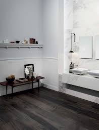 Black And White Tile Effect Laminate Flooring Wood Effect Of Flooring With Tiles Wooden Tile Of Cdc Wood Floor Bathroom Dark Wood Floors Wood Tile Bathroom Floor
