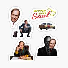 Il s'agit d'une série dérivée préquelle de l'univers de breaking bad 8 , centrée sur la vie de saul goodman , l'avocat corrompu de walter white. Better Call Saul Stickers Redbubble