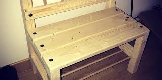 Banc En Pin Pour Enfants Par Alexx002 Banc Fabrication Meuble Maison Partagee