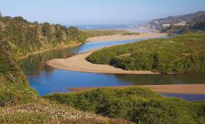 Mouth Of The Gualala River Into The Pacific Ocean, Gualala Point Regional  Park, Sonoma, Highway 1, California, Usa, America Photograph by Brigitte  Merz - Pixels