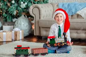 As she leaped headfirst, her cord snapped and she fell straight into the zambezi. Good Morning Happy Little Boy With A Gift Toy Train Under Stock Photo Picture And Royalty Free Image Image 135369944