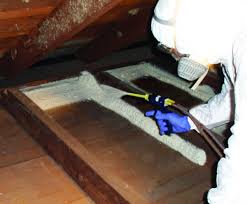 Attic Floor Wall Junctures Spray Insulating Foam Sealant To Cover Edges Of Wall Plate Where It Meets Attic Floor Attic Flooring Plates On Wall Attic Renovation