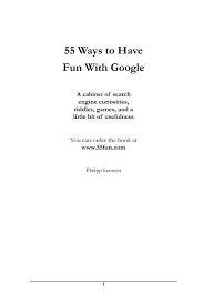 Shrimp + spring = shpring? The Full Book As Pdf 55 Ways To Have Fun With Google