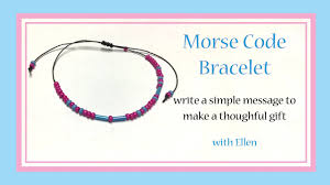 The fun thing about this, is that it's totally customizable. Morse Code Bracelet Make It With Spellbound Youtube