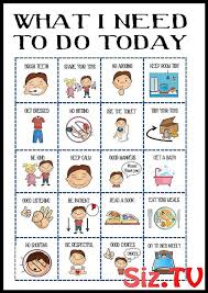 List Of Daily Planner For Kids Routine Chart Images And