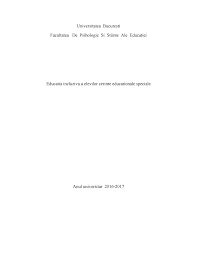 Facultatea de jurnalism, psihologie şi ştiinţe ale educaţiei. Educatie Incluziva SituaÈ›ii In RecunoaÈ™terea Acestei SituaÈ›ii In InvÄƒÈ›Äƒmantul De MasÄƒ È™i In È›arÄƒ Studocu