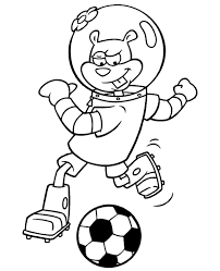Coloring pages for kids spongebob big smilee4ad. Sandy Cheeks Coloring Pages Spongebob Topcoloringpages Net