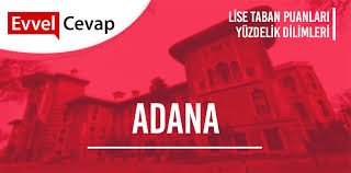 2020 yılı lgs lise taban puanları. Adana Lise Taban Puanlari Ve Yuzdelik Dilimleri