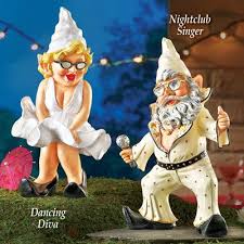 Npw solar powered disco gnome. Yard Garden Outdoor Living Outdoor Statues Garden Gnome Disco Tony Fever Gnomes Funny Lawn Yaguesa Es