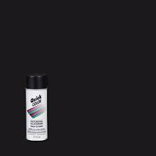 Quick Color 10 Oz Flat Black General Purpose Spray Paint