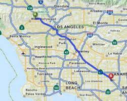 Here's the quick answer if you make this quick drive without any stops. Los Angeles Tours From Anaheim Glitterati Tours