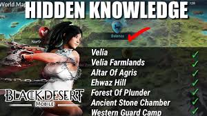 Hidden Knowledge Map Balenos Black Desert Mobile Global Youtube