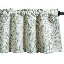 Amazon.com: VOGOL Curtain Valances Leaves Meticulous Printed Window  Curtains for Kitchen, Top Rod Pocket 52x18 Valance for Farmhouse Small  Window, Green, One Panel : Home & Kitchen
