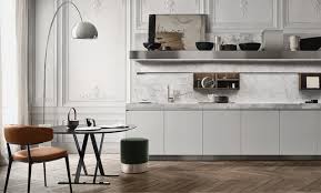 Premium italian products with the full interior design service from wall&floor tiling, bathtubs, vanities. Arclinea Italian Kitchen Design