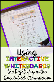 How To Use Interactive Whiteboards The Right Way In Special Ed Teaching Special Education Special Education Students Special Education Classroom