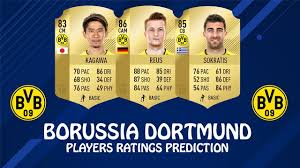 All the other games where wins and marco reus played a very important role with his 21 goals and 7 assists. Fifa 19 Borussia Dortmund Players Ratings Rrediction W Reus Sokratis Kagawa Youtube