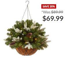 How To Make A Pre Lit Hanging Holiday Basket Diy Holiday Baskets Christmas Decorations Diy Outdoor Basket Makeover