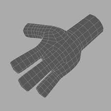 Cartoon Hand No 4 3d Model Modeling Techniques Model 3d Model