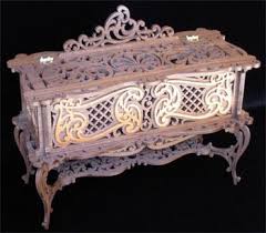 Biblical nativity scene music box. Jewel Cabinet Scroll Saw Fretwork Pattern Lobzik Derevyannyj Dizajn Derevo