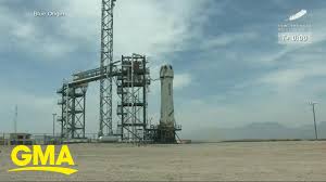 Jun 14, 2021 · jeff bezos' blue origin has found the very first person who will fly with the billionaire tycoon to space and return aboard the company's first crewed spaceflight next month. Jeff Bezos Backed Blue Origin Vows To Put First Tourist In Space By July L Gma Youtube