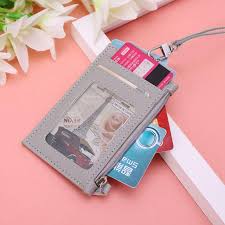 Find great deals on ebay for business card holder womens. Buy Women Business Card Holder Wallet Men Pu Leather Id Cards Holders Case Neck Strap Lanyard Ladies Fashion Mini Slim Wallets At Affordable Prices Free Shipping Real Reviews With Photos Joom