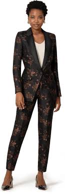 Men's black jacquard suit slim fit groom tuxedos formal wedding prom suit custom. Tuxedos Party Suits For Women Sumissura