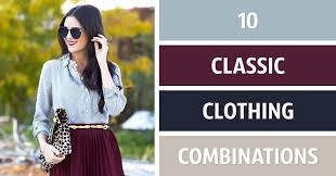 Mint green has been an ultra trendy color for the past few years, and with its versatility as a pastel cool color, it is easily paired with most other shades of the rainbow. Ten Classic Clothing Combinations To Get The Perfect Image