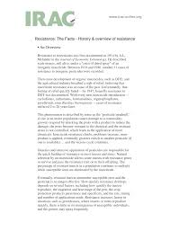 Will the cycle of innovation on the input side continue? Http Www Irac Online Org Content Uploads Resistance The Facts Pdf