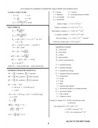 Chemistry Equations And Constants Engineering Physics