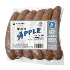 These homemade chicken apple sausage patties are a quick and easy breakfast dish with less fat than your average breakfast sausage homemade chicken apple sausage like this recipe? Member S Mark Smoked Apple Chicken Sausage 12 Ct Sam S Club