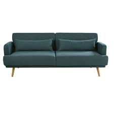 Green 3 Seater Sofa Bed Elvis Maisons Du Monde Canape Lit Lit 3 Places Canape Maison Du Monde