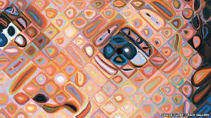 Chuck close is a modern american artist who has achieved international recognition for his large scale portraits of himself, his friends and his family. How Painting Saved A Man With Paralysis Bbc News