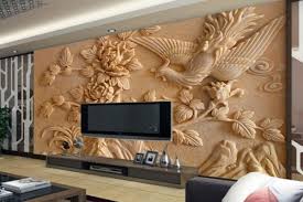 Çiçek desenli duvar kağıdı ile salon dekorasyonunun kullanımı. 3d Tv Arkasi Duvar Kagitlari Dekorasyon Hakkinda Hersey