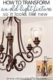 Try these ideas when you want to illuminate a setting and create a distinctive mood. Light Fixture Makeovers Diy Light Fixture Updates Diy Light Fixtures Chandelier Makeover Light Fixture Update