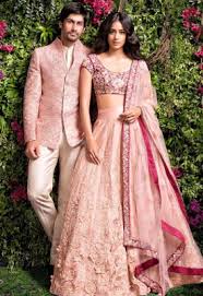 Maybe you would like to learn more about one of these? Pink Indian Wedding Matching Bride And Groom Dress Colour Combination Novocom Top