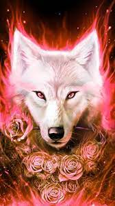 Wolf And Roses Iphone Wallpaper Iphone Wallpapers Wolf Wallpaper Wolf Spirit Animal Wolf Spirit