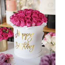 Flower Box Melbourne Same Day Delivery Flower Boxes Happy Birthday Flower Flowers