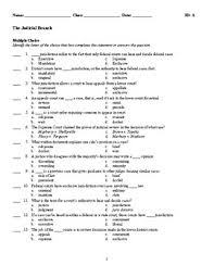 54 best puzzles images judicial branch of government activities crossword puzzle. The Judicial Branch Test Worksheets Teaching Resources Tpt