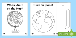 Free printable geography worksheets ks2. Where Am I On The Map Geography Ks1