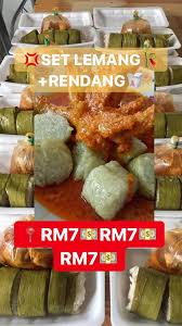 Kami menyediakan lemang & rendang assalamualaikum dan selamat sejahtera, seperti yang korang semua tengok kami buat lemang. Menu Ramadhan Lemang Dan Bazaar On Line Sungai Besar Facebook