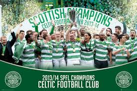 Celtic fc, glasgow, united kingdom. Celtic Fc Spl Winners 13 14 Poster All Posters In One Place 3 1 Free