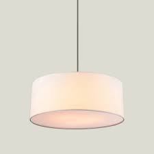Drum Fabric Shade Linen Pendant Black White Beautifulhalo Com