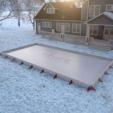 Ez Ice Backyard Ice Rink Kit Petagadget Backyard Ice Rink Ice Rink Backyard Hockey Rink
