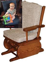 Amish Child Glider Rocker Oak And Cherry Hardwood Gliders Upholstered 3973906 Glider Rocker Rocking Chair Plans Glider Rocker Chair