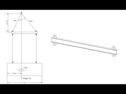 Moment calculation at base (at distance h)horizontal dist. Spreader Beam Design Spreadsheet Www Thenavalarch Com Youtube